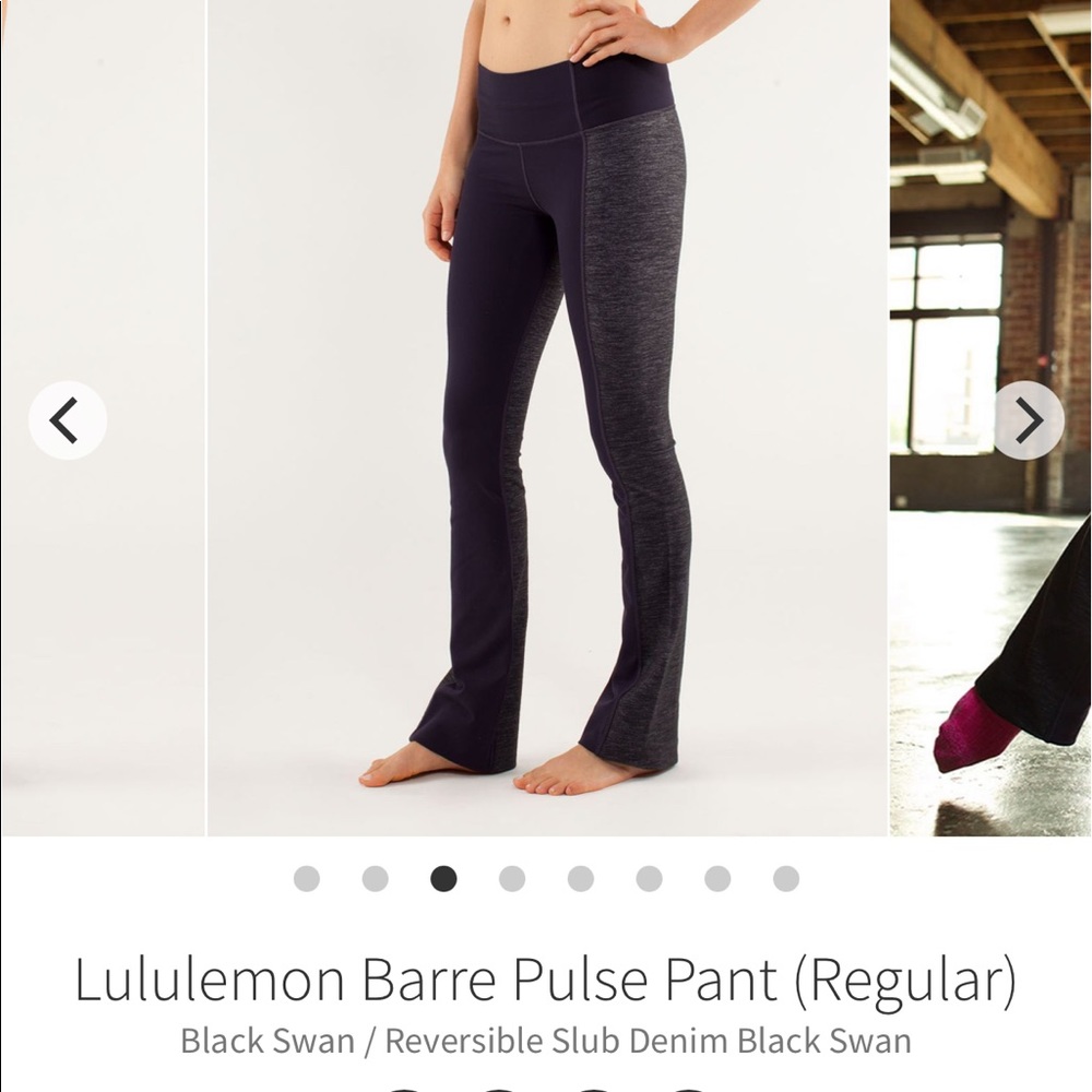 Lululemon Barre Pulse Pant (Regular & Reversible)